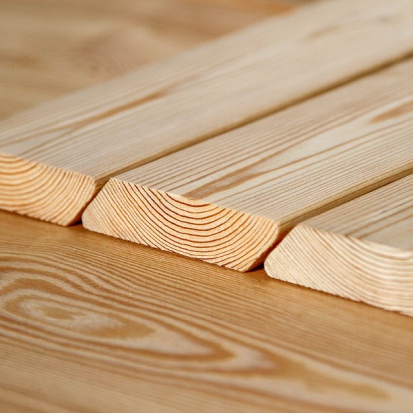 B-Sortierung / Rhombusleiste (30°) 21x67mm Sibirische Lärche