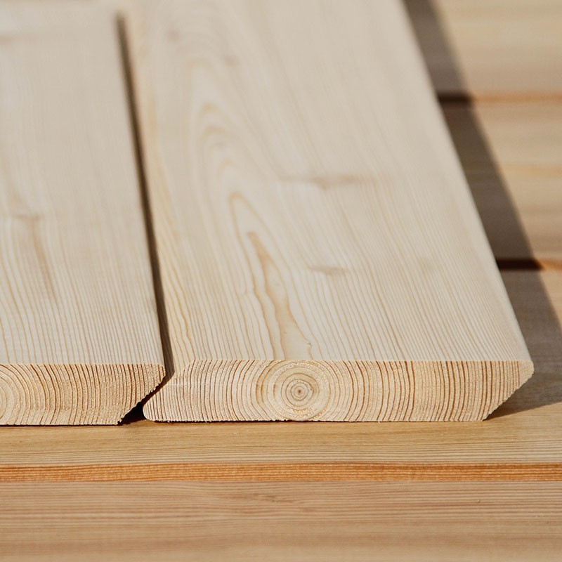 Rhombusleisten sibirische Lärche - Larix sibirica  (45°) 21x120cm