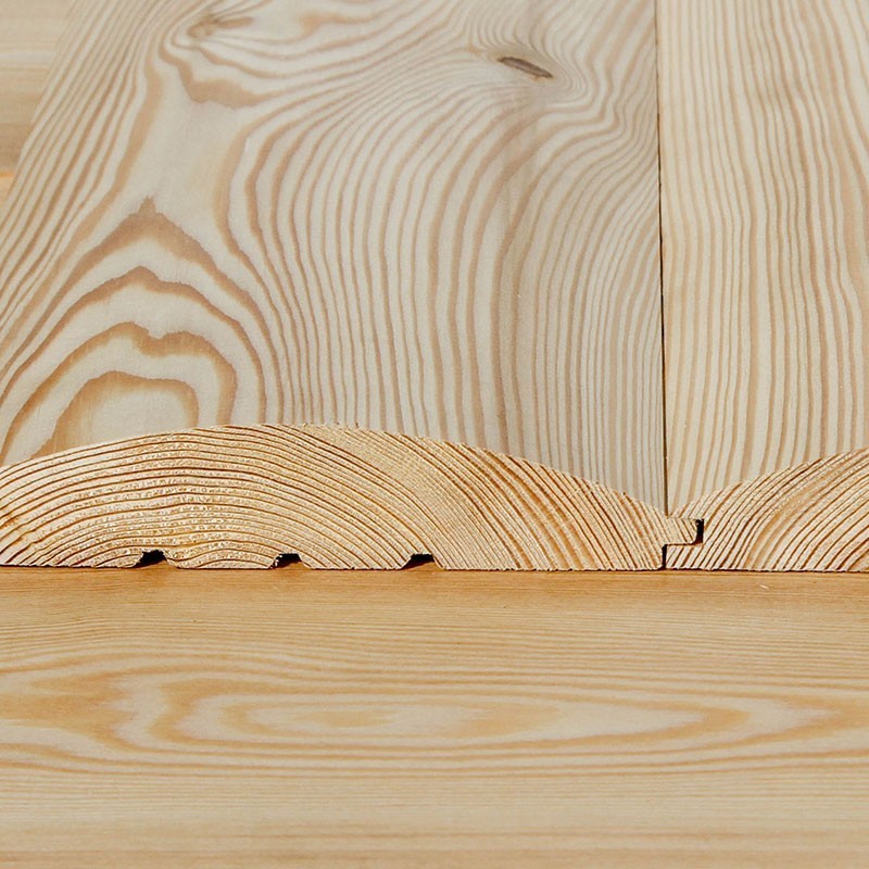 E-Sortierung / Blockhausprofil Profilholz 32x113mm Sibirische Lärche