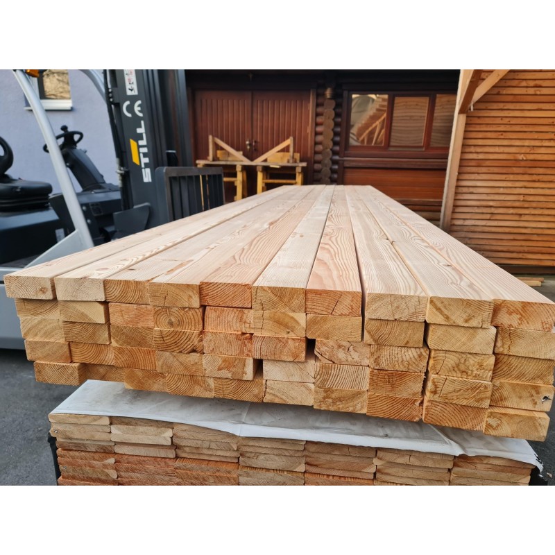 Restposten / Kantholz 45x95mm Sibirische Lärche