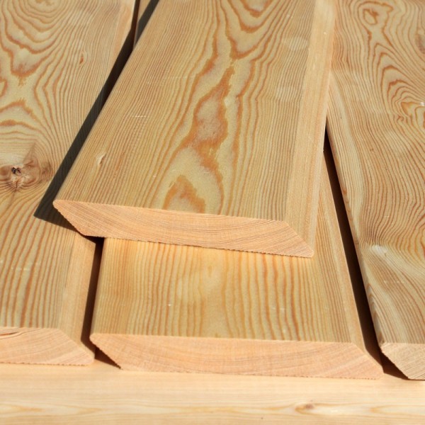 Restposten / Rhombusleiste (45°) 20x140mm Sibirische Lärche