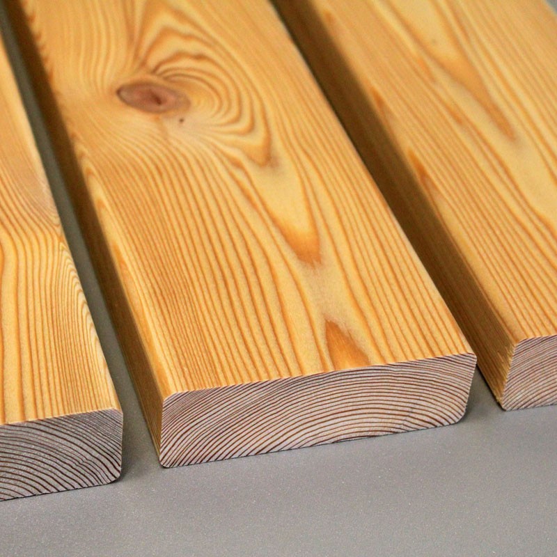 B-Sortierung / Glattkantbretter 28x90mm Sibirische Lärche