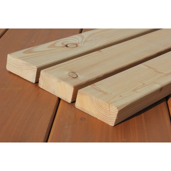A/B-Sortierung / Rhombusleiste (15°) 28x68mm Sibirische Lärche
