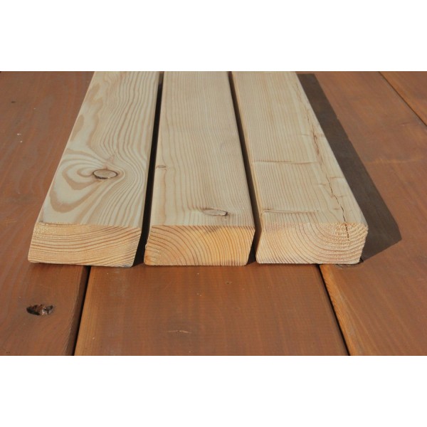 A/B-Sortierung / Rhombusleiste (15°) 28x68mm Sibirische Lärche