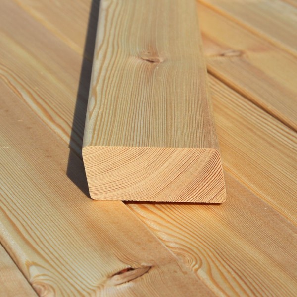 A/B-Sortierung / Rhombusleiste (15°) 28x68mm Sibirische Lärche