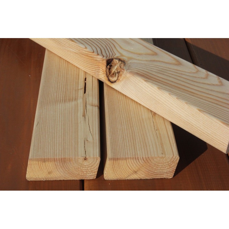 B-Sortierung / Rhombusleiste (15°) 28x68mm Sibirische Lärche