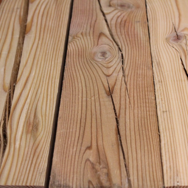 B-Sortierung / Kantholz 70x70mm Sibirische Lärche