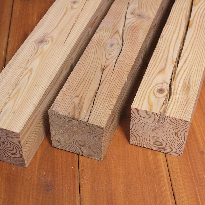 B-Sortierung / Kantholz 70x70mm Sibirische Lärche