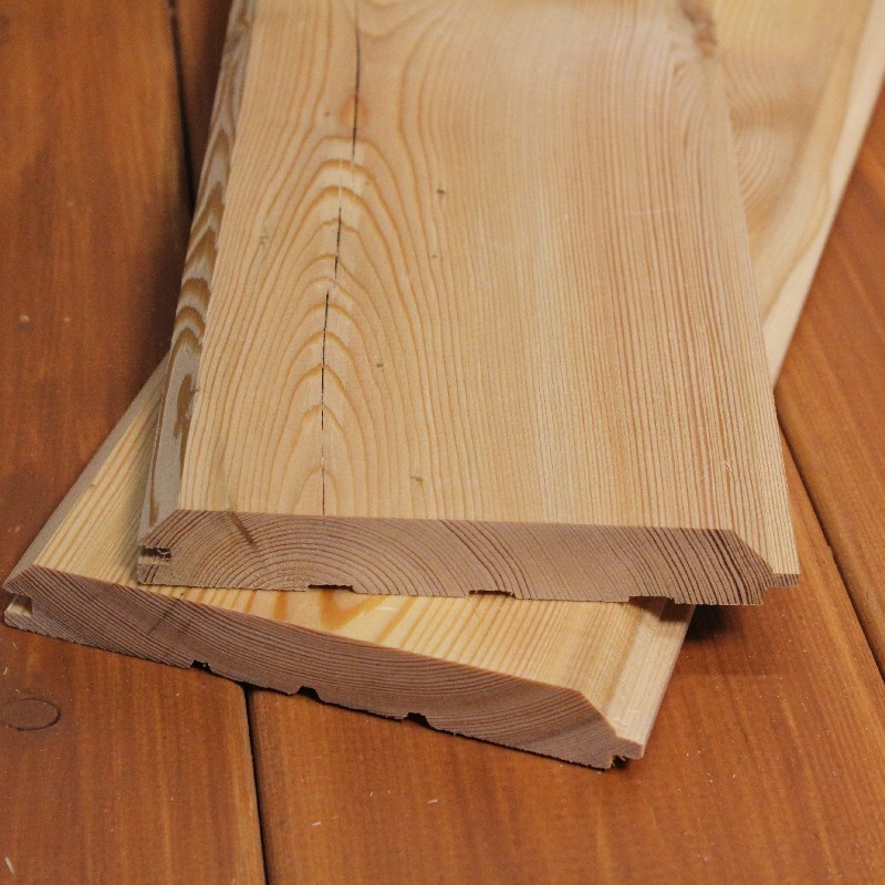 B-Sortierung / Faseprofil 20x140mm Sibirische Lärche