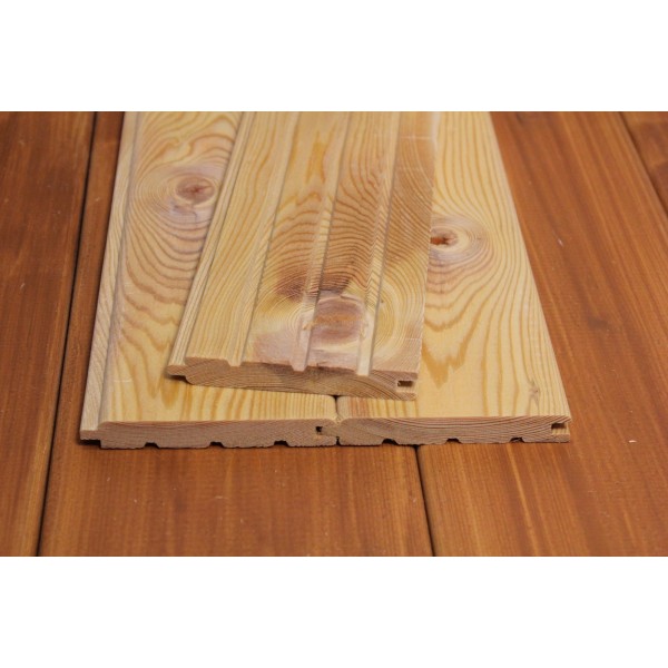 B-Sortierung / Profilholz 16x93mm Sibirische Lärche