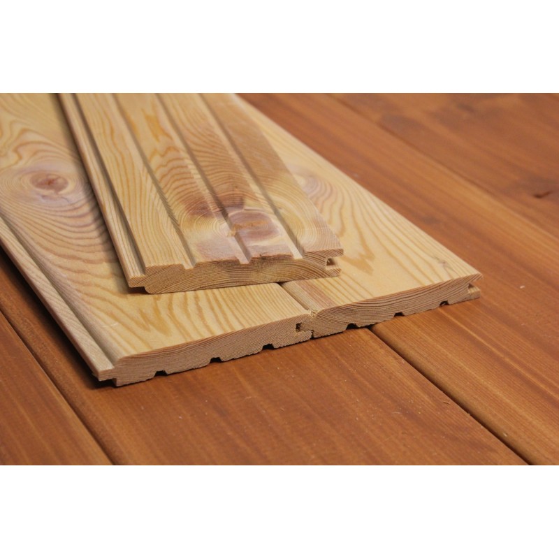 B-Sortierung / Profilholz 16x93mm Sibirische Lärche