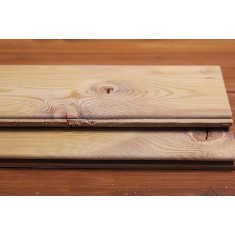 B-Sortierung / Profilholz 16x93mm Sibirische Lärche