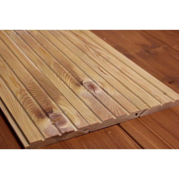 B-Sortierung / Profilholz 16x93mm Sibirische Lärche