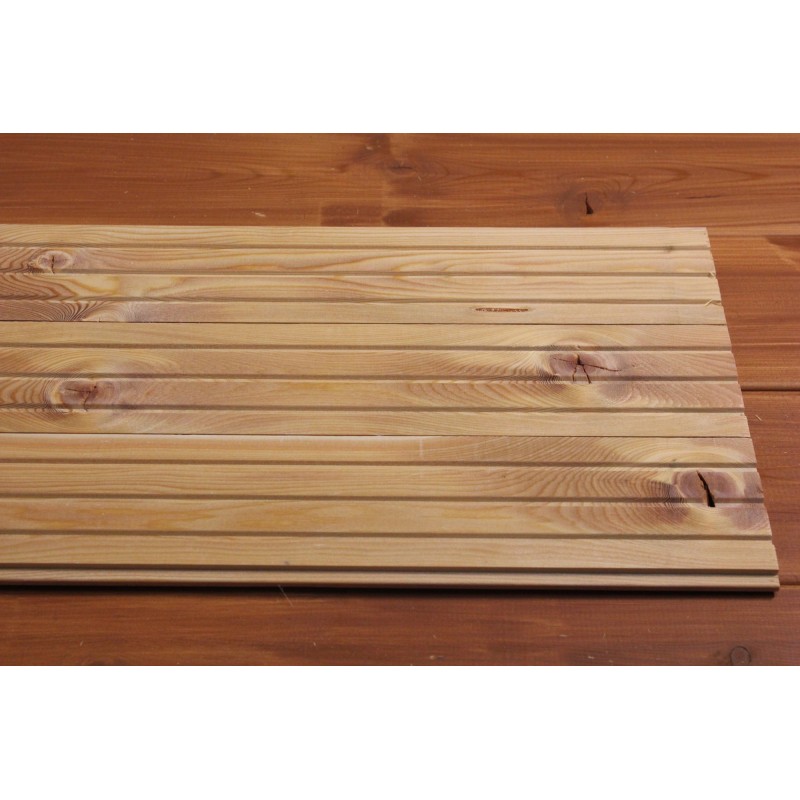 B-Sortierung / Profilholz 16x93mm Sibirische Lärche