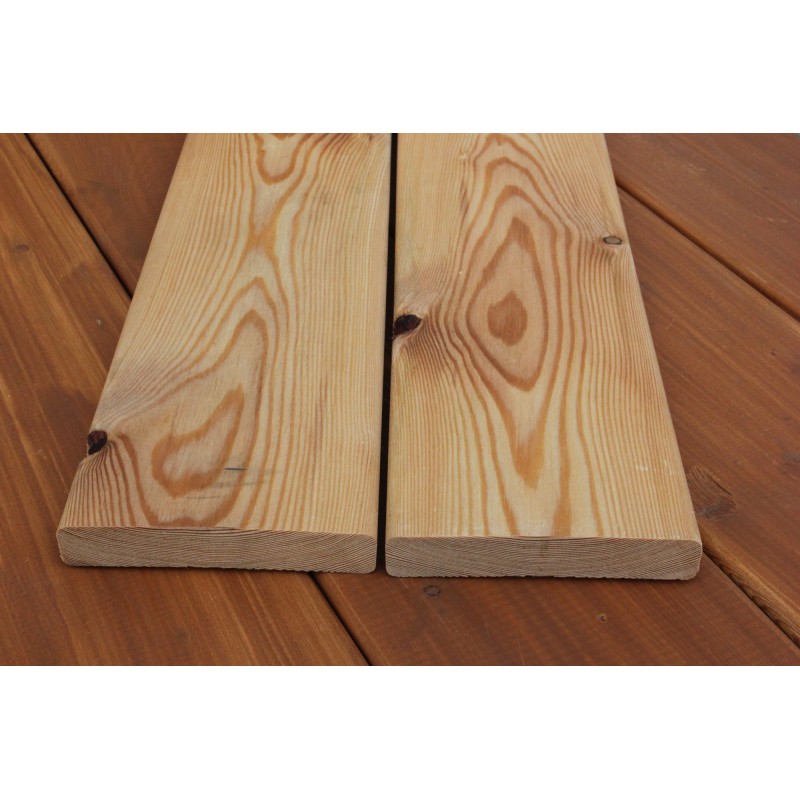 B-Sortierung / Glattkantbretter 21x140mm Sibirische Lärche