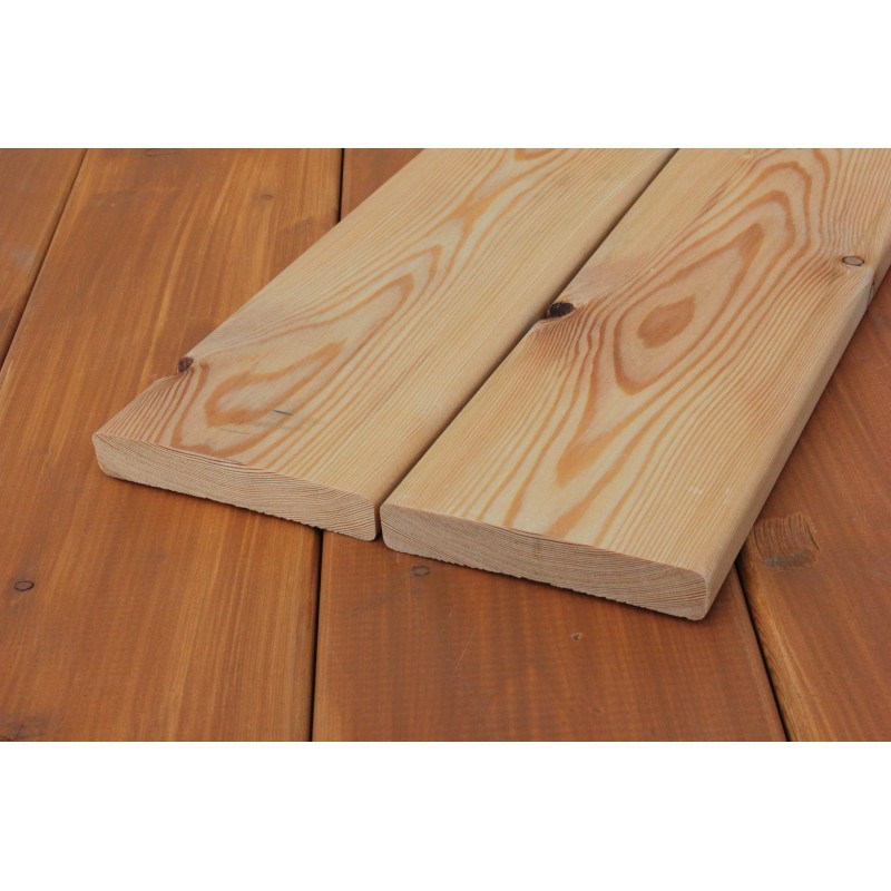 B-Sortierung / Glattkantbretter 20x140mm Sibirische Lärche