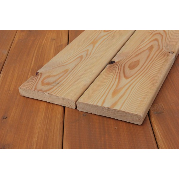 B-Sortierung / Glattkantbretter 21x140mm Sibirische Lärche