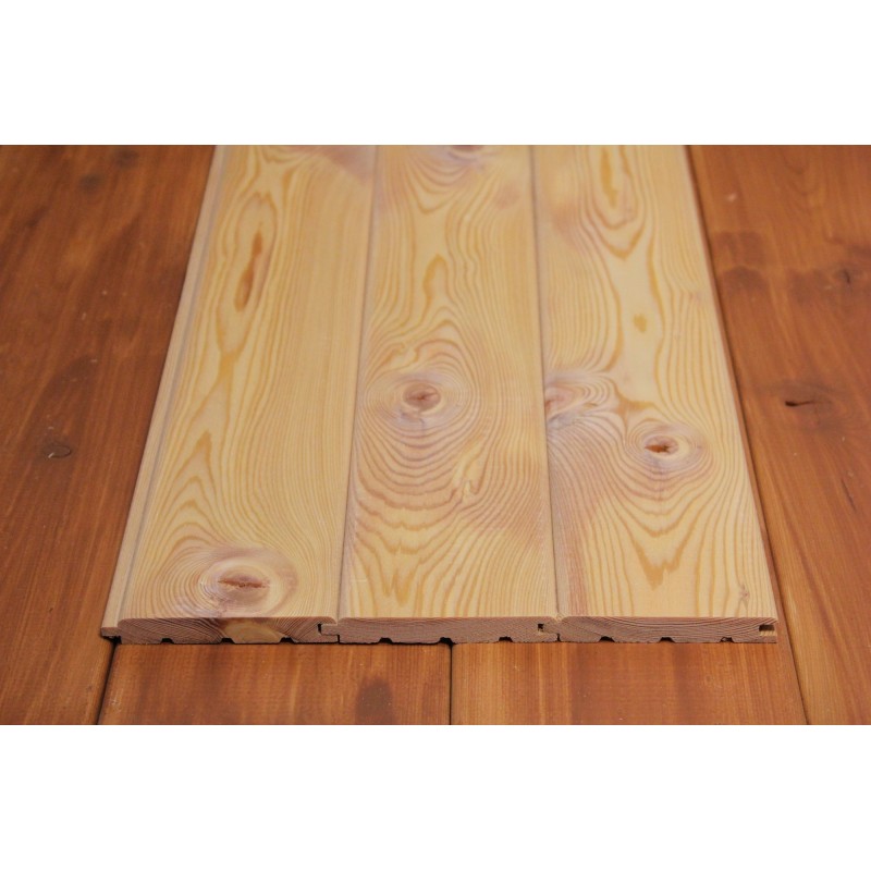 Restposten Profilholz sibirische Lärche 16*93mm larix-sibirica