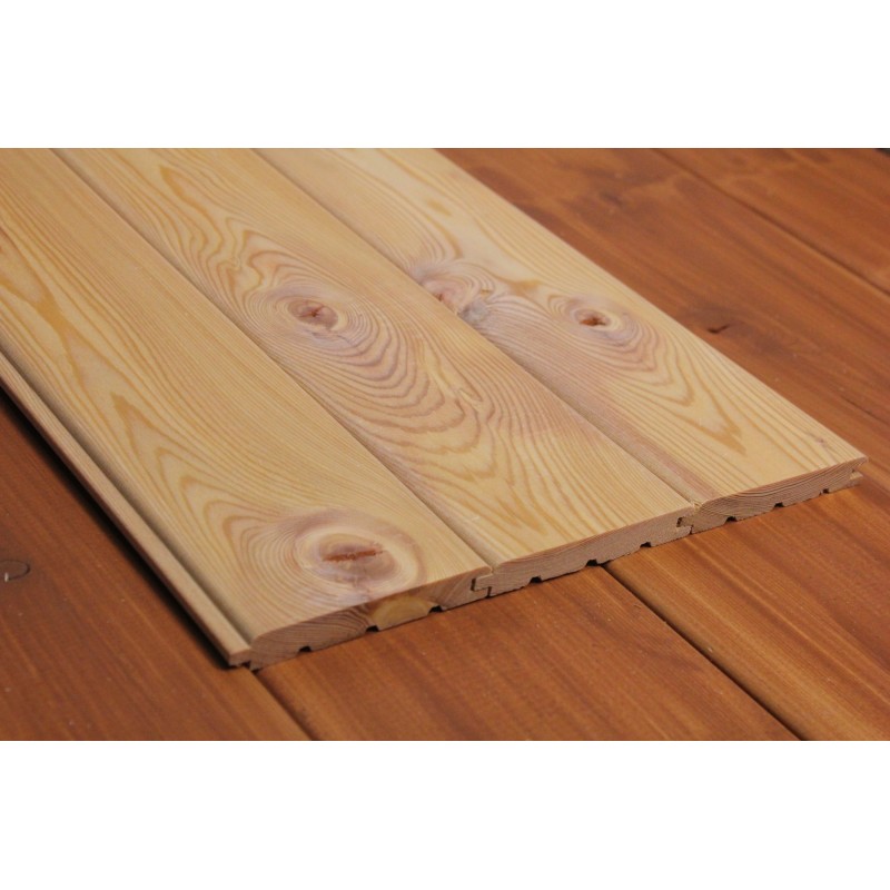 Restposten Profilholz sibirische Lärche 16*93mm larix-sibirica