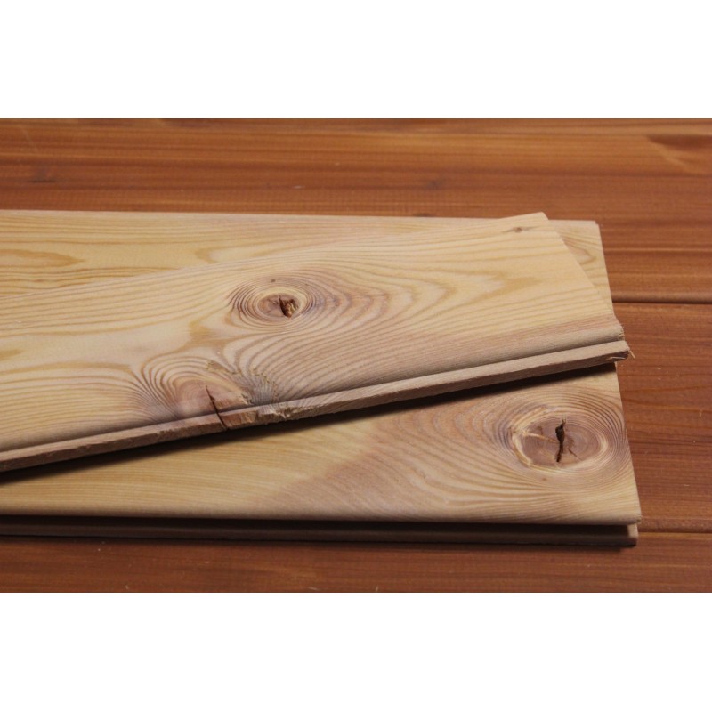 Restposten Profilholz sibirische Lärche 16*93mm larix-sibirica