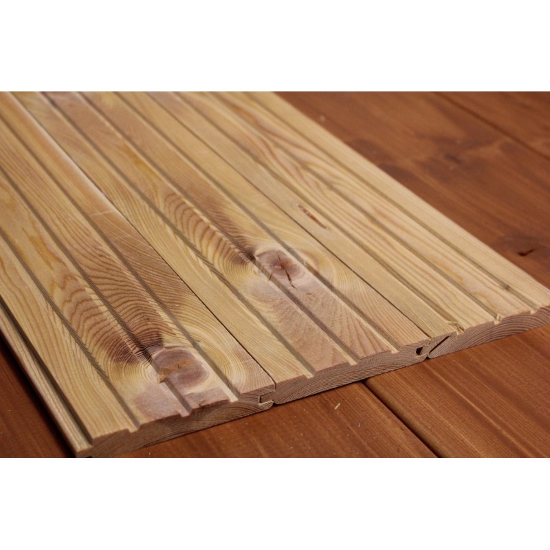 Restposten Profilholz sibirische Lärche 16*93mm larix-sibirica