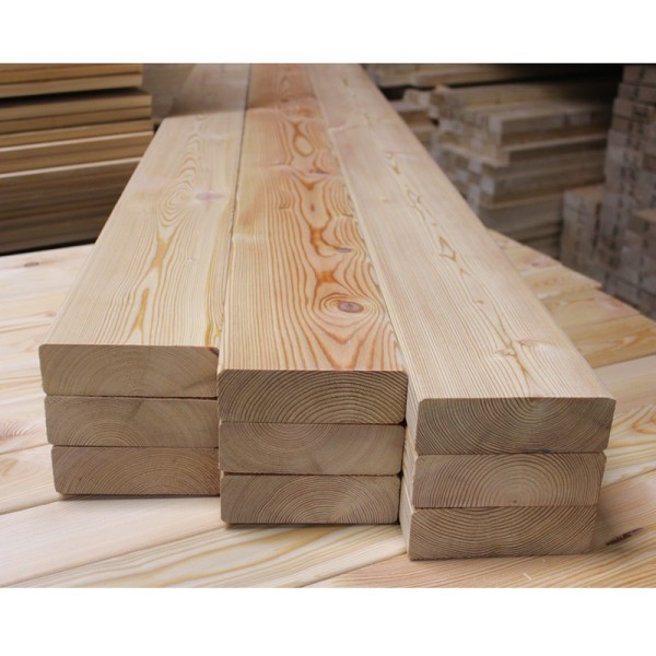 B-Sortierung / Kantholz 45x140mm Sibirische Lärche
