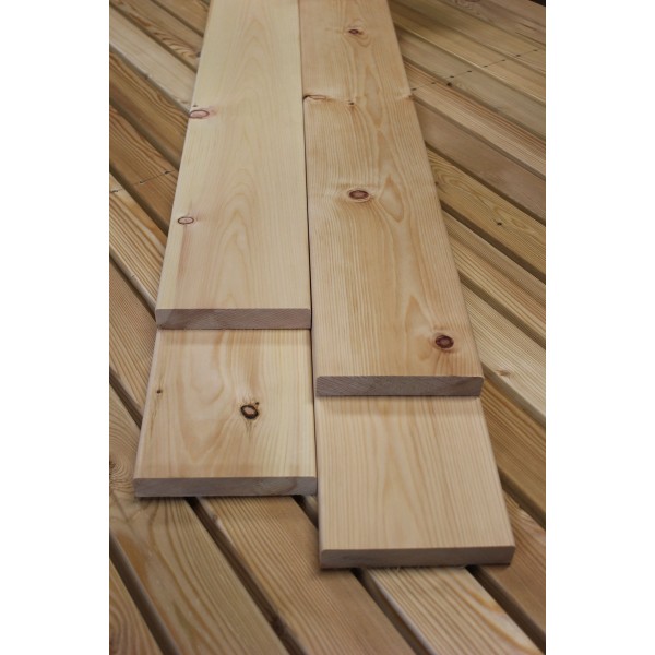 A-Sortierung / Glattkantbretter 25x140mm Zeder