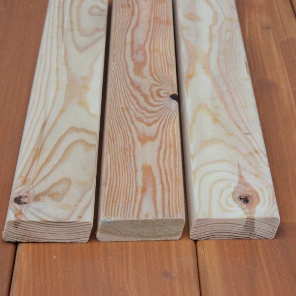 B-Sortierung / Rhombusleiste (15°) 20x70mm Sibirische Lärche