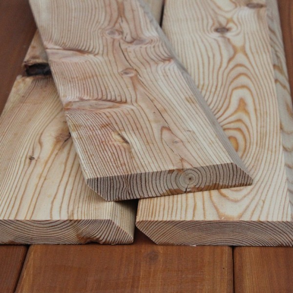 B-Sortierung / Rhombusleiste (45°) 20x140mm Sibirische Lärche